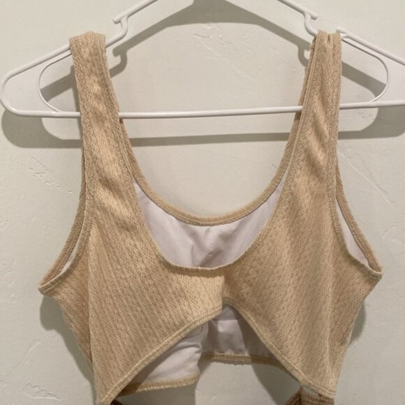 Neutral Knit One Piece Swimsuit - Picture 5 of 6